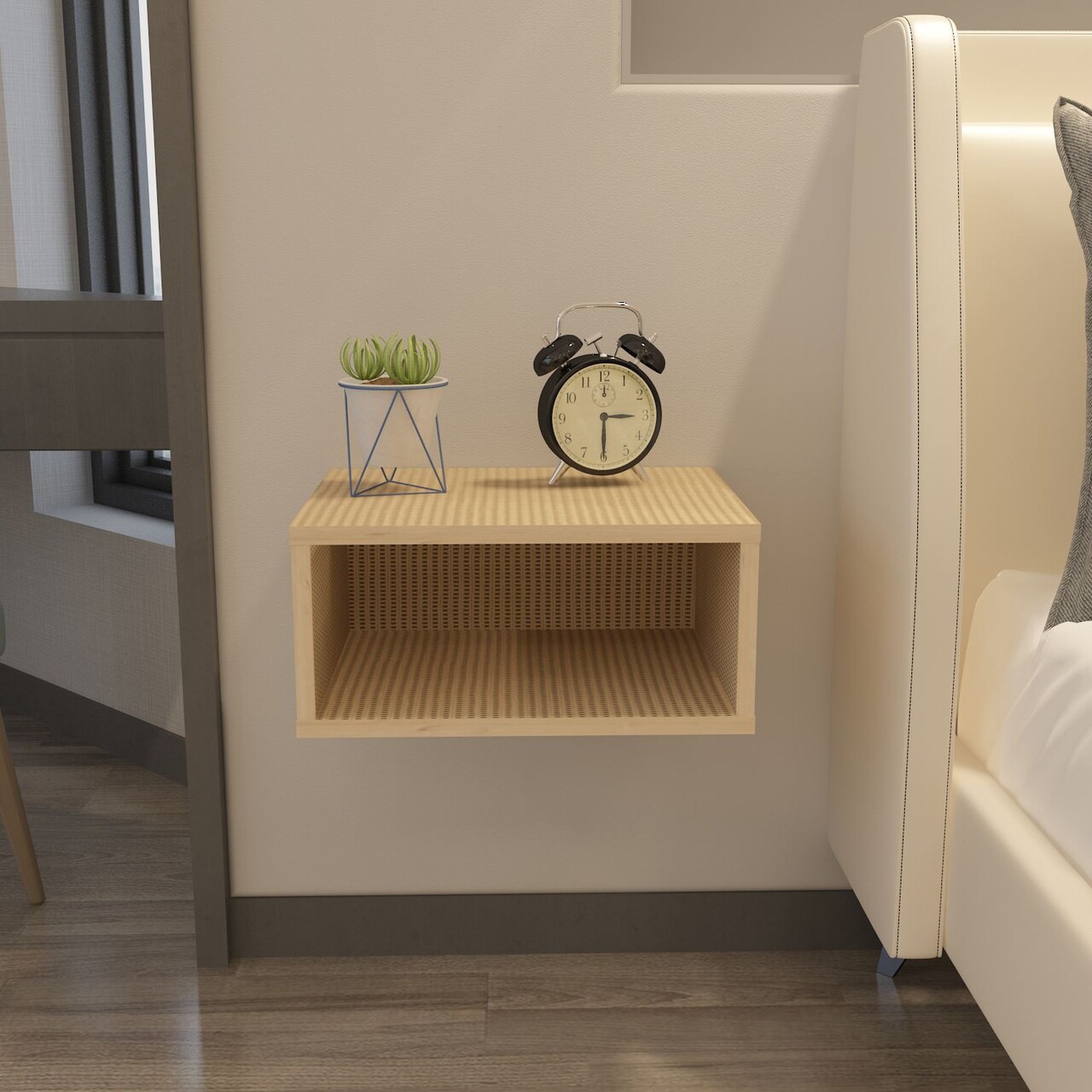 Noptiera, Hanah Home, Dora, 45x21.1x35 cm, Hazeran - imagine 6
